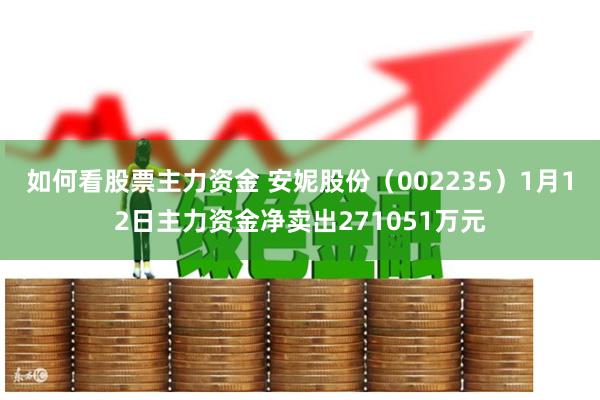 如何看股票主力资金 安妮股份（002235）1月12日主力资金净卖出271051万元