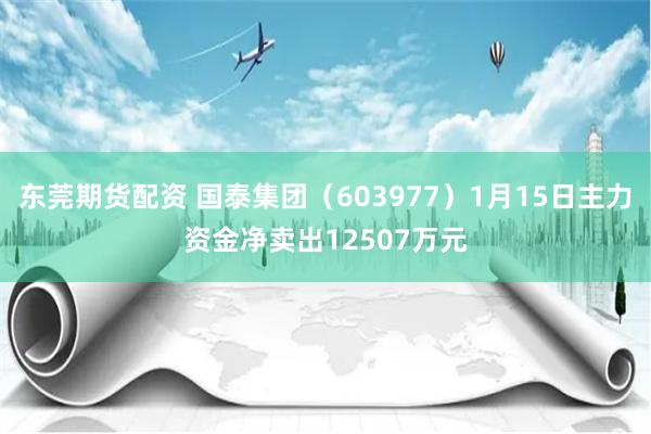 东莞期货配资 国泰集团（603977）1月15日主力资金净卖出12507万元